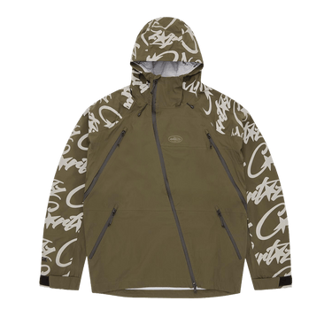 Corteiz Elitework Waterproof Shell Jacket V2 'Khaki'