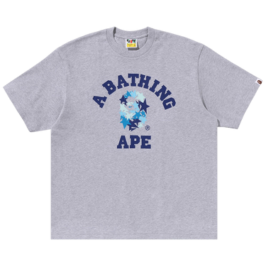 BAPE Sta College Relaxed Fit Tee 'Grey'