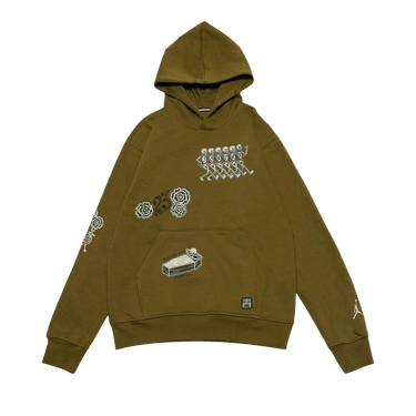 Air Jordan Brooklyn Fleece Pullover Hoodie 'Pacific Moss'