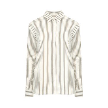 Saint Laurent Avec Broderie 'Craie/Kaki Dore'