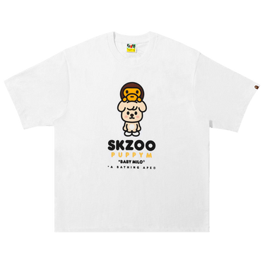 BAPE x Stray Kids PuppyM Baby Milo Tee 'White'