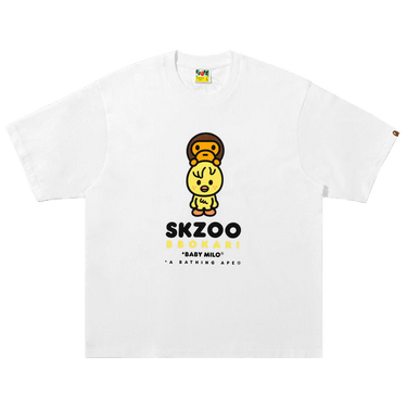 BAPE x Stray Kids Bbokari Baby Milo Tee 'White'