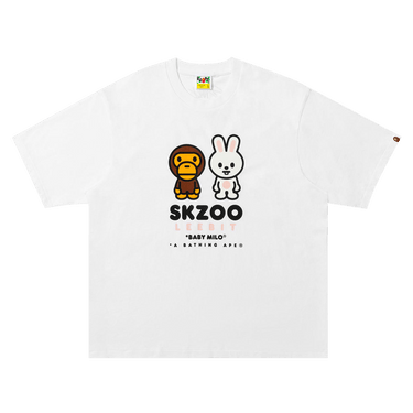 BAPE x Stray Kids Leebit Baby Milo Tee 'White'
