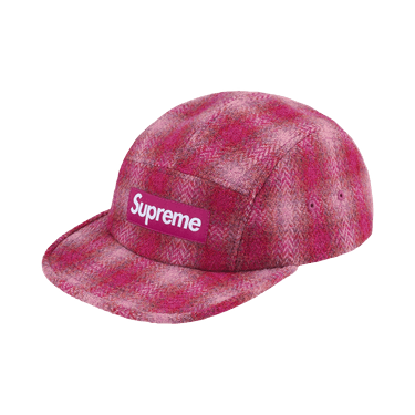 【supreme】 Harris Tweed Camp Cap Pink Supreme Harris Tweed Camp Cap (FW25) Pink - FW25 - US