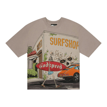Godspeed Surf Shop Tee 'Grey'