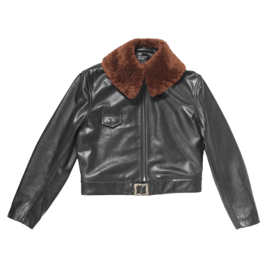 Enfants Riches Déprimés Hotrod Jacket with Shearling Collar 'Black'