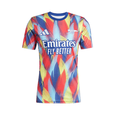 Adidas Arsenal 25/26 Pre-Match Jersey 'Victory Blue/Pure Ruby/Bright Yellow/Bright Cyan'