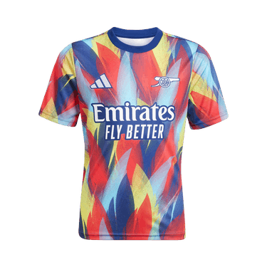 Adidas Arsenal 25/26 Pre-Match Jersey 'Victory Blue/Pure Ruby/Bright Yellow/Bright Cyan'