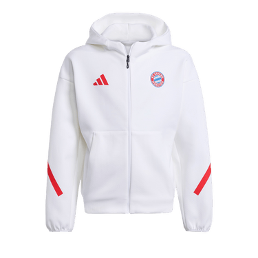Adidas FC Bayern Z.N.E. Anthem Jacket 'White/Black'