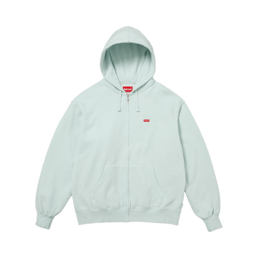 Buy Supreme Small Box Zip Up Hooded Sweatshirt 'Pale Blue