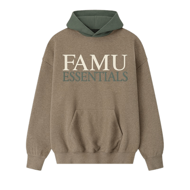 Fear of God Essentials Famu Sport Hoodie 'Homestead Heather/Balsam Green'