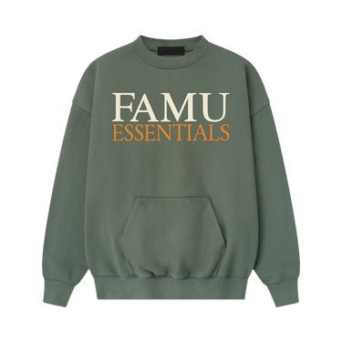 Fear of God Essentials Famu Sport Crewneck 'Balsam Green'