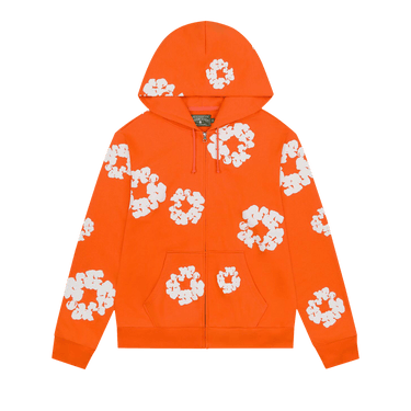 Buy Denim Tears Cotton Wreath Zip Hoodie 'Orange' - FW25TZH2982313