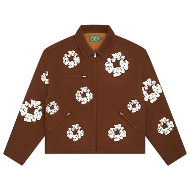 Denim Tears Cotton Wreath Canvas Work Jacket 'Brown'