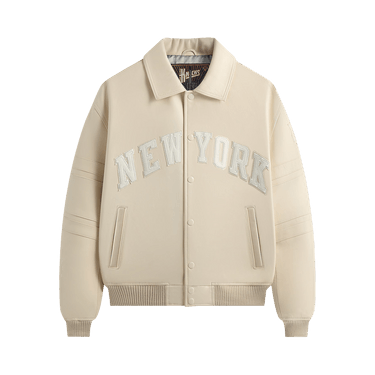 Kith x Avirex For The New York Knicks Patrick Ewing Legend Jacket 'Sandrift'