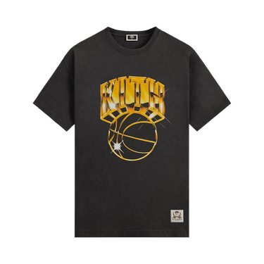 Kith For The New York Knicks Gold Vintage Jones Tee 'Black'