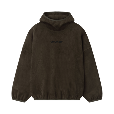 Fear of God Essentials Suede Fleece Modern Hoodie 'Brown'