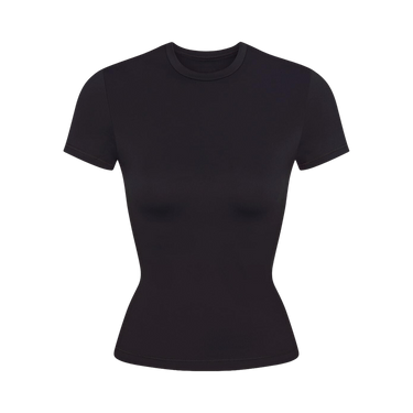 NikeSKIMS Matte Padded Baby T-Shirt 'Obsidian/Obsidian'