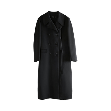 Buy Ann Demeulemeester Miles Long Fitted Double Breasted Coat