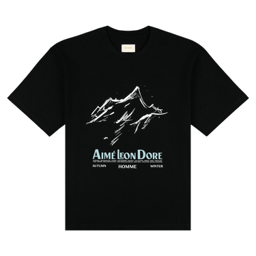 Buy Aimé Leon Dore Summit Tee 'Jet Black' - FW25CT022 JET | GOAT