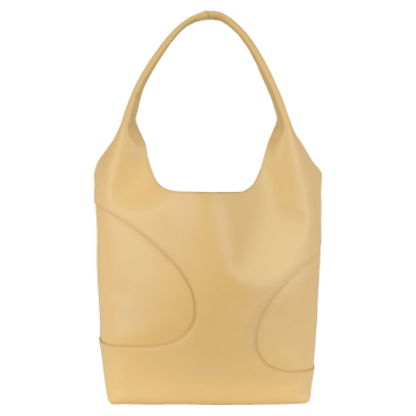 Buy Ferragamo Debossed Cut-Out Hobo Bag 'Light Yellow' - 215985