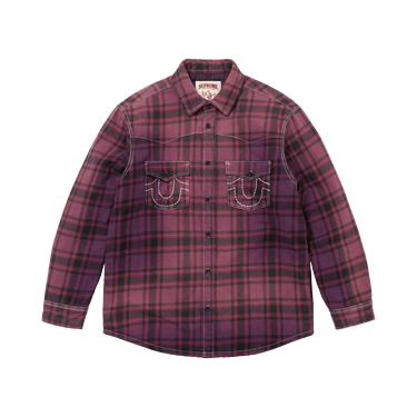 Buy Supreme x True Religion Quilted Lined Plaid Flannel Shirt