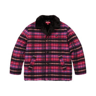 Buy Supreme Plaid Car Coat 'Pink' - FW25J104 PINK | GOAT