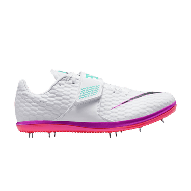 Nike High Jump Elite 'White/Bright Crimson/Hyper Violet/Obsidian'