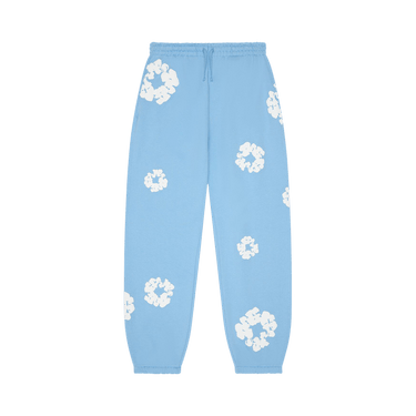 Denim Tears Cotton Wreath Sweatpants 'Light Blue'