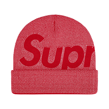 Buy Supreme Studded Knockout Big Logo Beanie 'Red' - FW25BN22 RED