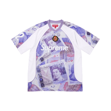 Buy Supreme Pounds Soccer Jersey 'White' - FW25KN83 WHITE | GOAT