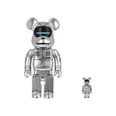 Buy BE@RBRICK x BAPE x Hajime Sorayama Baby Milo 100% & 400% Set