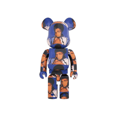 BE@RBRICK x Andy Warhol's Muhammad Ali 1000% 'Blue'