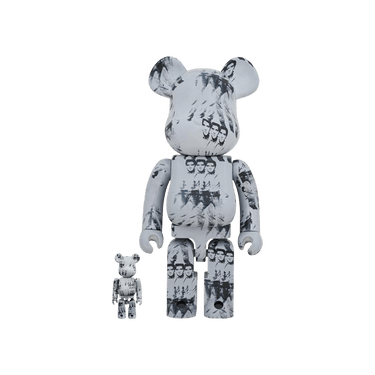BE@RBRICK x Andy Warhol's Elvis Presley 100% & 400% Set 'Grey'