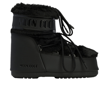 Moon Boot Icon Faux-Fur Low Boot 'Black'