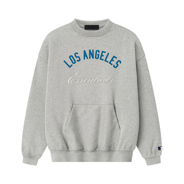 Fear of God Essentials Dodgers Sport Crewneck 'Concrete Heather'