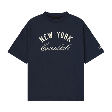 Fear of God Essentials Yankees 90s Tee 'Dark Sapphire'
