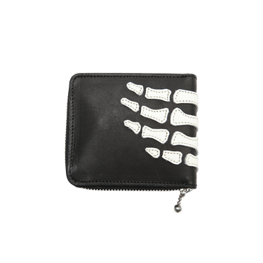 Buy Kapital Thumb Up Bone Hand Zip Long Wallet 'Black