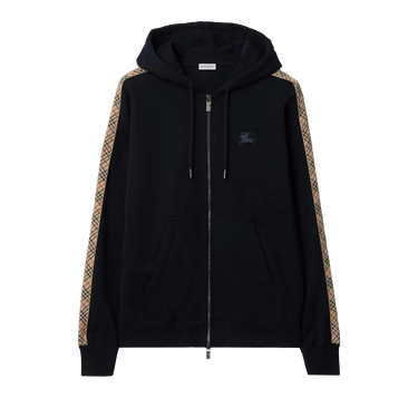 Buy Burberry Scott Check Trim Zip Hoodie 'Navy' - 8118990 NAVY | GOAT