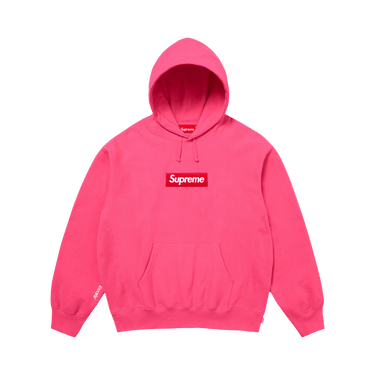 Buy Supreme Box Logo Hooded Sweatshirt 'Magenta' - FW25SW14