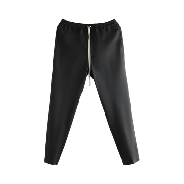 Rick Owens Drawstring Slim Long Pants 'Black'