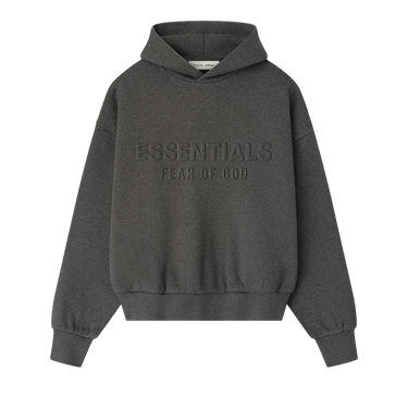 Fear of God Essentials Embossed Classic Hoodie 'Charcoal Heather'