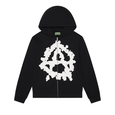 Denim Tears Anarchy Zip Hoodie 'Black'
