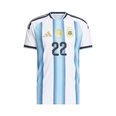 Adidas Argentina 26 Home Martinez Authentic Jersey 'White/Icey Blue'