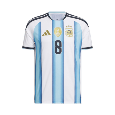 Adidas Argentina 26 Home Fernandez Jersey 'White/Icey Blue'