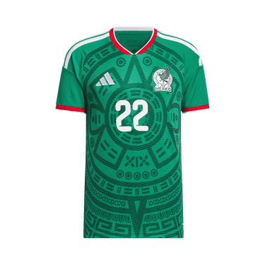 Adidas Mexico 26 Home Lozano Jersey 'Bold Green'