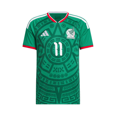 Adidas Mexico 26 Home Gimenez Jersey 'Bold Green'