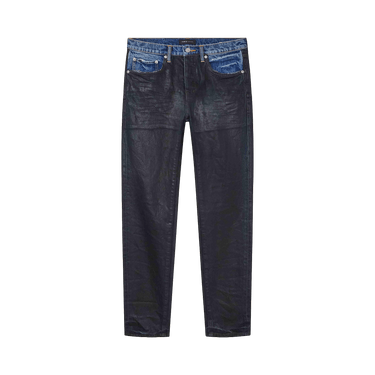 PURPLE BRAND Skinny Coated Indigo 'Black'