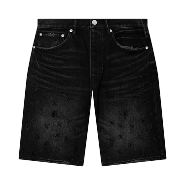 PURPLE BRAND Beaded Monogram Shorts 'Black'