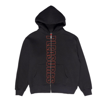 Pleasures Impact Zip Hoodie 'Black'